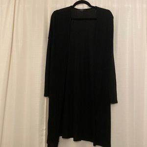 Black Mid Length Cardigan